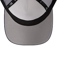 Men's New Era White/Navy Dallas Cowboys Stacked A-Frame Trucker 9FORTY Adjustable Hat