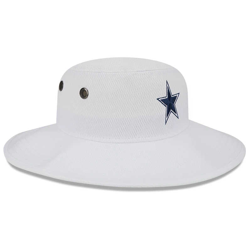 Chapeau Bob New Era Dallas Cowboys 2023 NFL Training Camp Panama pour homme, blanc