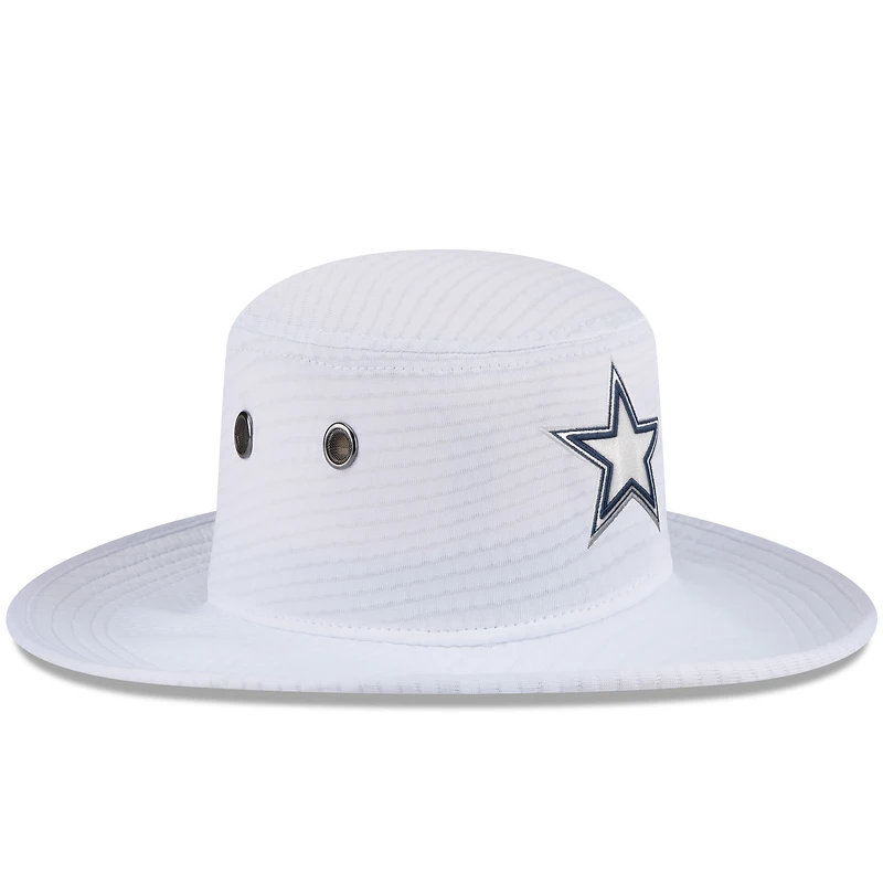 Bob New Era blanc pour hommes des Dallas Cowboys 2024 NFL Training Camp Panama