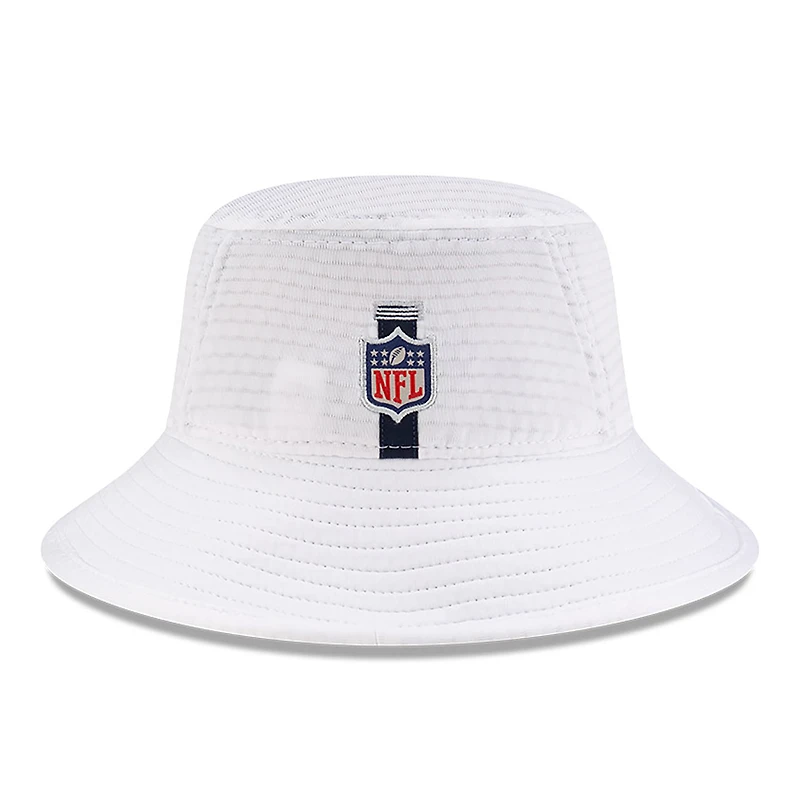 Bob extensible New Era pour hommes des Dallas Cowboys 2024 NFL Training Camp blanc