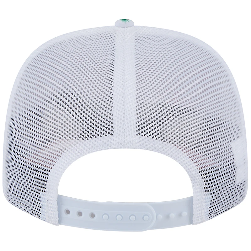Casquette extensible à bouton-pression New Era blanche Dallas Cowboys Adventure Flamingo Pattern 9SEVENTY pour homme