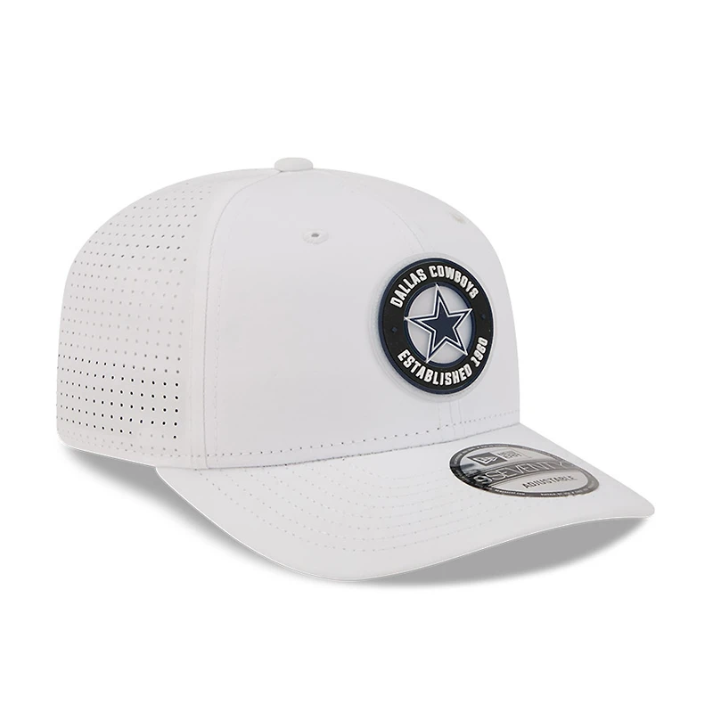 Men's New Era  White Dallas Cowboys COOLERA 9SEVENTY Adjustable Hat