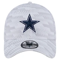 Casquette New Era blanche Dallas Cowboys Gameday Graded 39THIRTY Flex pour homme