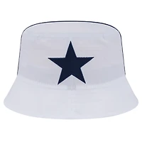 Chapeau bob blanc Dallas Cowboys New Era pour homme