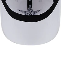 Casquette ajustable New Era Dallas Cowboys Main 9TWENTY blanche pour homme