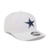 Men's New Era White Dallas Cowboys Name Plate 9SEVENTY Adjustable Hat