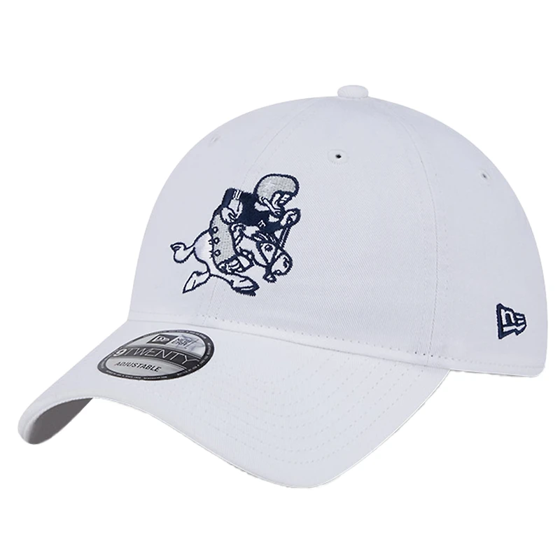Men's New Era White Dallas Cowboys Retro Main 9TWENTY Adjustable Hat