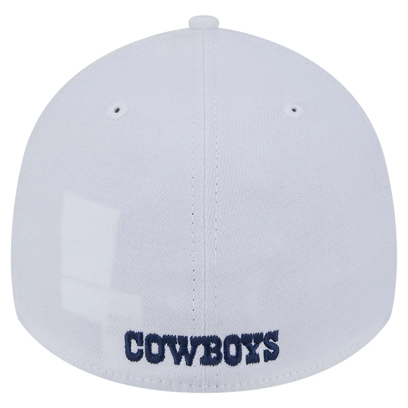 Casquette 39THIRTY Flex blanche Dallas Cowboys de New Era pour homme