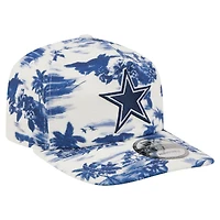 Men's New Era White Dallas Cowboys Tropics 19TWENTY Adjustable Hat