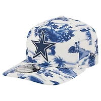 Casquette ajustable New Era blanche Dallas Cowboys Tropics 19TWENTY pour homme