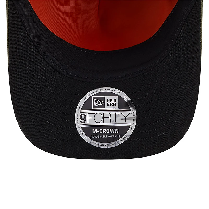 Casquette ajustable A-Frame 9FORTY olive Dallas Cowboys pour homme New Era x Alpha Industries