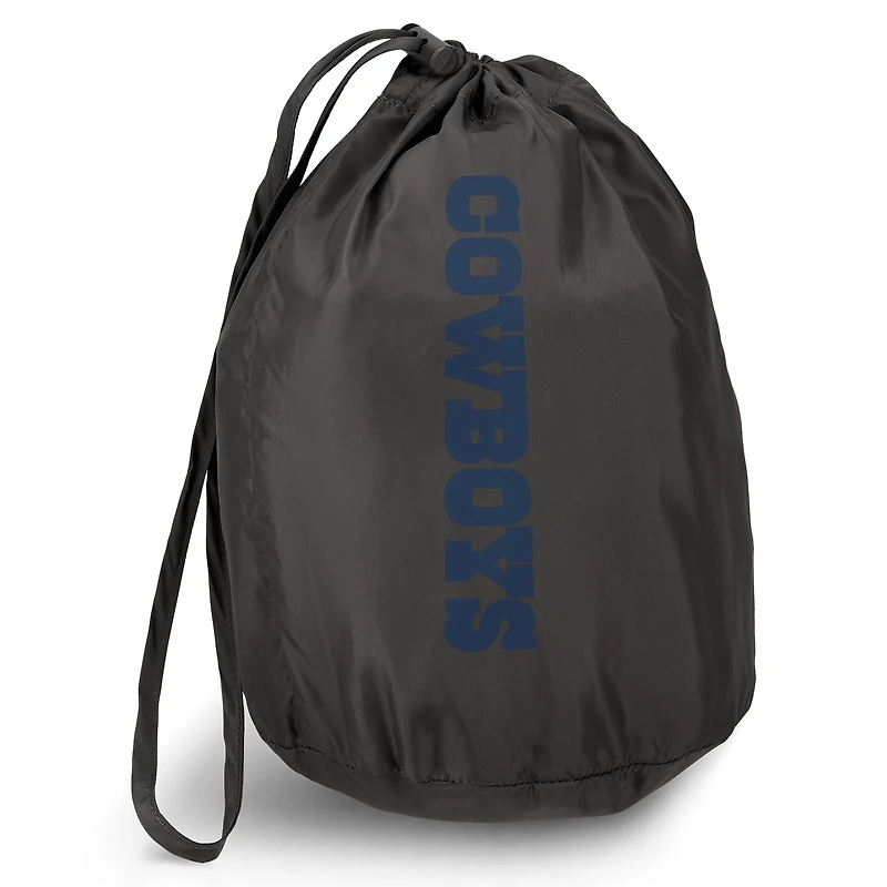 Men's NFL x Darius Rucker Collection by Fanatics Gray Dallas Cowboys Packable Full-Zip Vest with Travel Bag