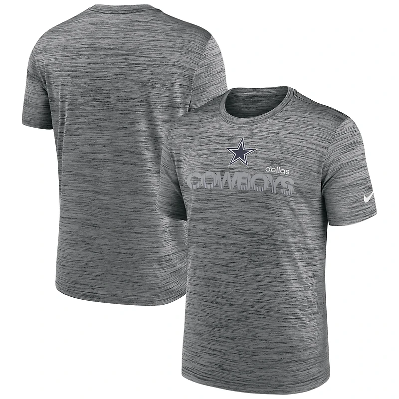 Men's Nike Anthracite Dallas Cowboys Blitz Velocity Modern Dri-FIT T-Shirt
