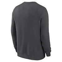 Men's Nike Anthracite Dallas Cowboys Primetime Club Fleece Pullover Sweatshirt