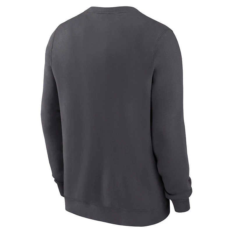Sweat-shirt Nike anthracite Dallas Cowboys Primetime Club Fleece pour homme