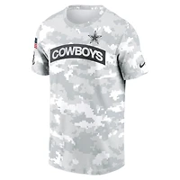 Men's Nike Arctic Camo Dallas Cowboys 2024 Salute To Service Performance T-Shirt