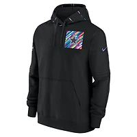 Men's Nike Black Dallas Cowboys NFL Crucial Catch Club Pullover Hoodie
