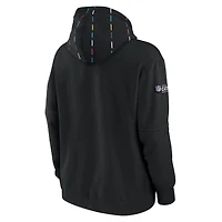 Men's Nike Black Dallas Cowboys NFL Crucial Catch Club Pullover Hoodie