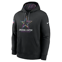 Sweat à capuche Nike noir Dallas Cowboys 2024 NFL Crucial Catch Club pour homme