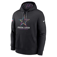 Sweat à capuche Nike noir Dallas Cowboys 2024 NFL Crucial Catch Club pour homme