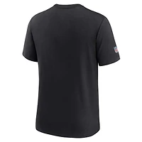 T-shirt Nike noir Dallas Cowboys 2024 NFL Crucial Catch pour homme