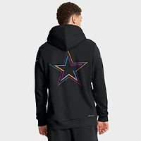 Sweat à capuche Nike noir Dallas Cowboys Tall 2025 NFL Crucial Catch Sideline Standard Issue Dri-FIT pour homme