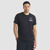 T-shirt Nike noir Dallas Cowboys 2025 NFL Crucial Catch Tri-Blend Dri-FIT pour homme