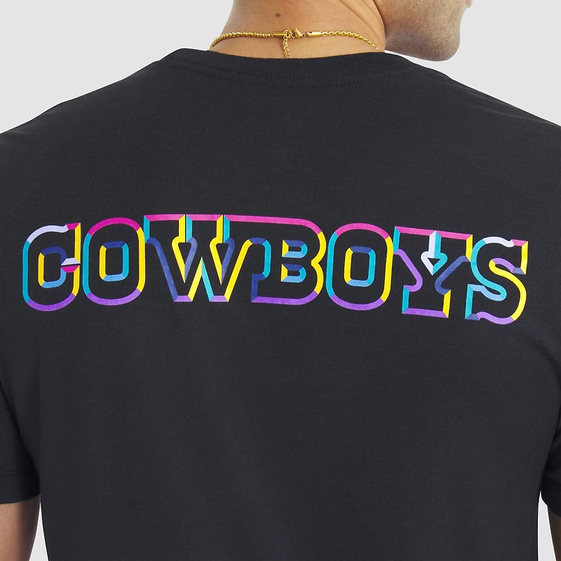 Men's Nike Black Dallas Cowboys Tall 2025 NFL Crucial Catch Tri-Blend Dri-FIT T-Shirt