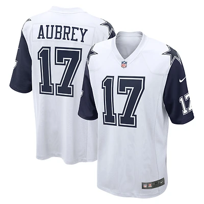 Men's Nike Brandon Aubrey White Dallas Cowboys Alternate Game Team Jersey