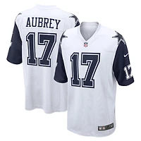 Men's Nike Brandon Aubrey White Dallas Cowboys Alternate Game Team Jersey