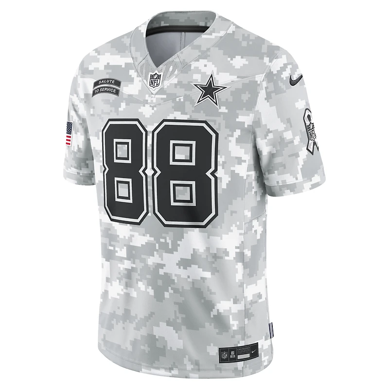 Maillot Nike CeeDee Lamb Arctic Camo Dallas Cowboys 2024 Salute to Service Limited pour homme