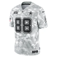 Maillot Nike CeeDee Lamb Arctic Camo Dallas Cowboys 2024 Salute to Service Limited pour homme