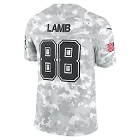 Maillot Nike CeeDee Lamb Arctic Camo Dallas Cowboys 2024 Salute to Service Limited pour homme