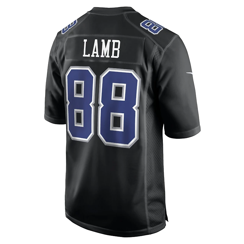 Maillot de jeu tendance Nike CeeDee Lamb Carbon Black Dallas Cowboys pour homme