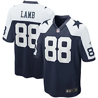 Maillot Nike CeeDee Lamb Navy pour hommes des Dallas Cowboys - de l'équipe jeu alternatif