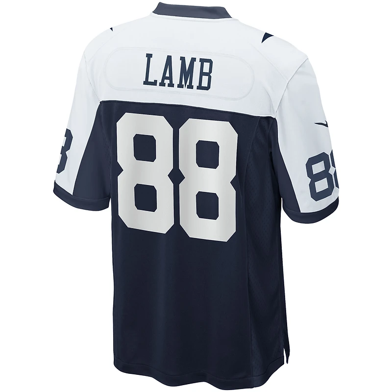 Maillot Nike CeeDee Lamb Navy pour hommes des Dallas Cowboys - de l'équipe jeu alternatif