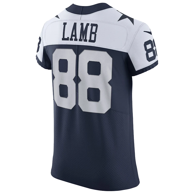 Maillot Nike CeeDee Lamb pour homme, blanc, Dallas Cowboys Vapor Elite