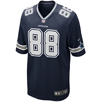 Maillot de match Nike CeeDee Lamb Navy pour hommes des Dallas Cowboys