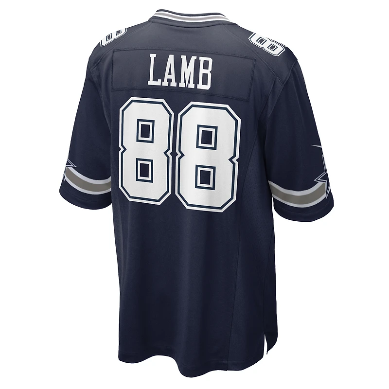 Nike CeeDee Lamb Navy Dallas Cowboys pour homme - Maillot de jeu joueur