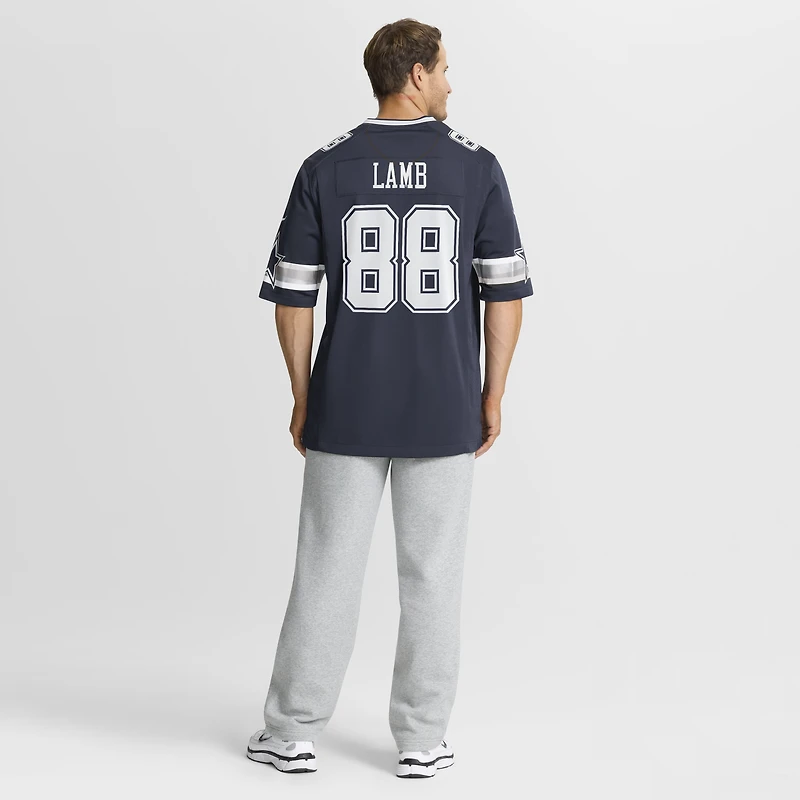 Men's Nike CeeDee Lamb Navy Dallas Cowboys - Player Game Jersey