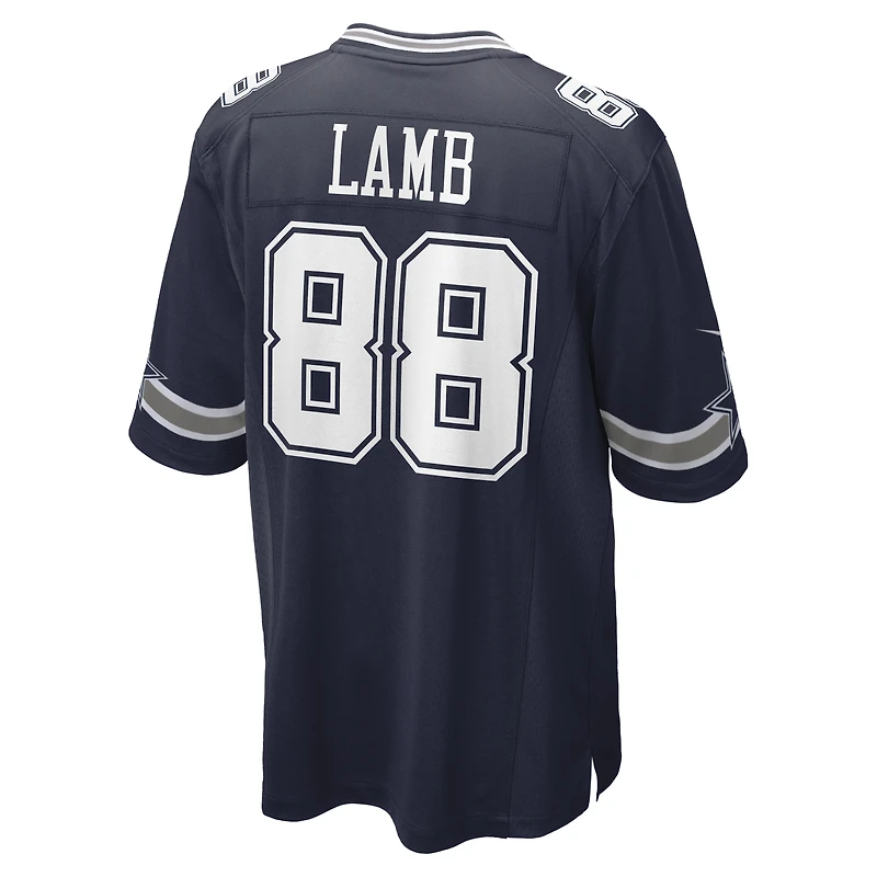 Nike CeeDee Lamb Navy Dallas Cowboys pour homme - Maillot de jeu joueur