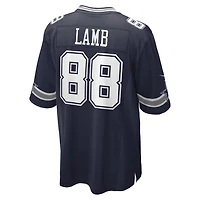 Nike CeeDee Lamb Navy Dallas Cowboys pour homme - Maillot de jeu joueur