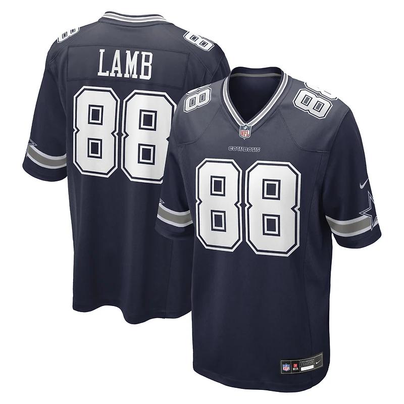Men's Nike CeeDee Lamb Navy Dallas Cowboys