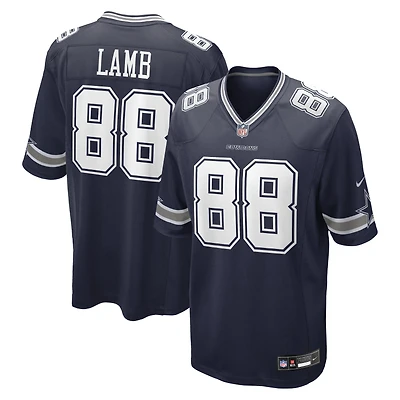 Men's Nike CeeDee Lamb Navy Dallas Cowboys - Player Game Jersey