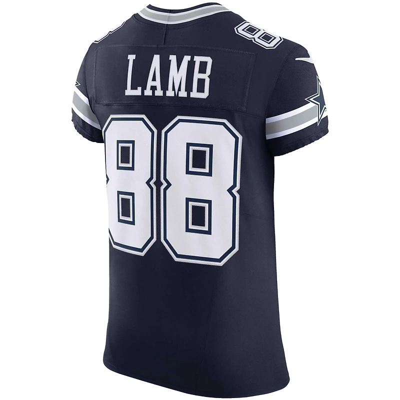 Maillot Nike CeeDee Lamb bleu marine des Cowboys de Dallas Vapor F.U.S.E. Elite pour homme