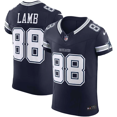 Men's Nike CeeDee Lamb Navy Dallas Cowboys  Vapor F.U.S.E. Elite Jersey
