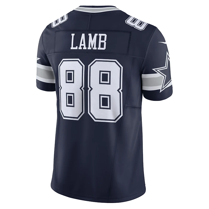 Nike CeeDee Lamb Navy pour hommes Dallas Cowboys Vapor F.U.S.E. Maillot limit