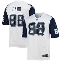 Maillot Nike CeeDee Lamb blanc pour homme des Cowboys de Dallas, équipe jeu alternative
