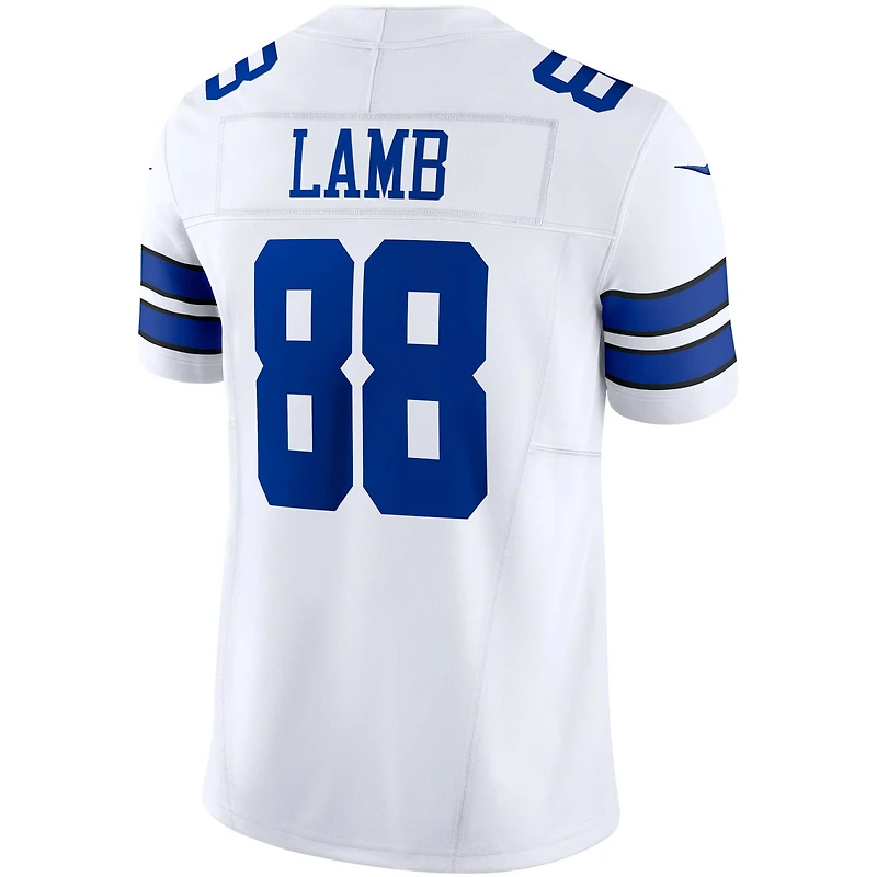 Maillot Nike CeeDee Lamb blanc Dallas Cowboys Vapor F.U.S.E. Limited pour homme
