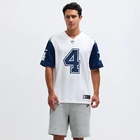 Maillot Nike Dak Prescott Dallas Cowboys pour homme, couleur blanche, Rush Vapor Limited